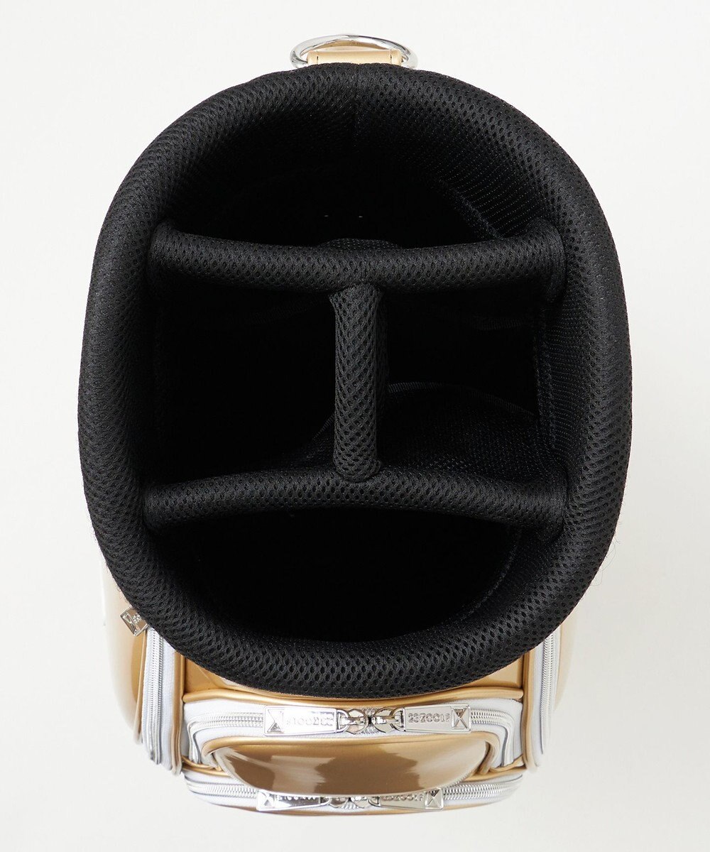 23区GOLF 【UNISEX】エレガントエナメルキャディバッグ　キャスター付きで移動もラクチン 