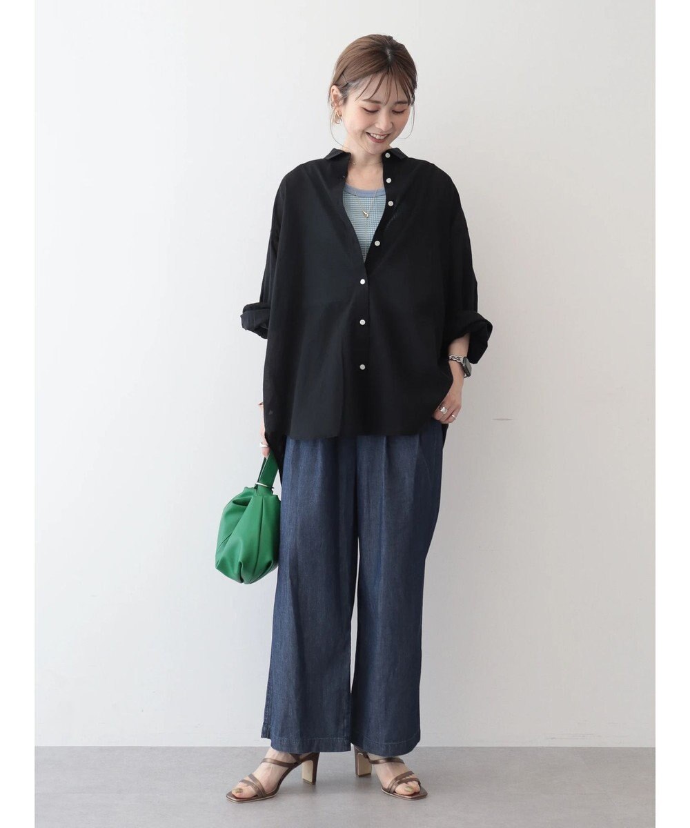 AMERICAN HOLIC 接触冷感＋速乾　強撚シアーボイルＢＩＧシャツ 