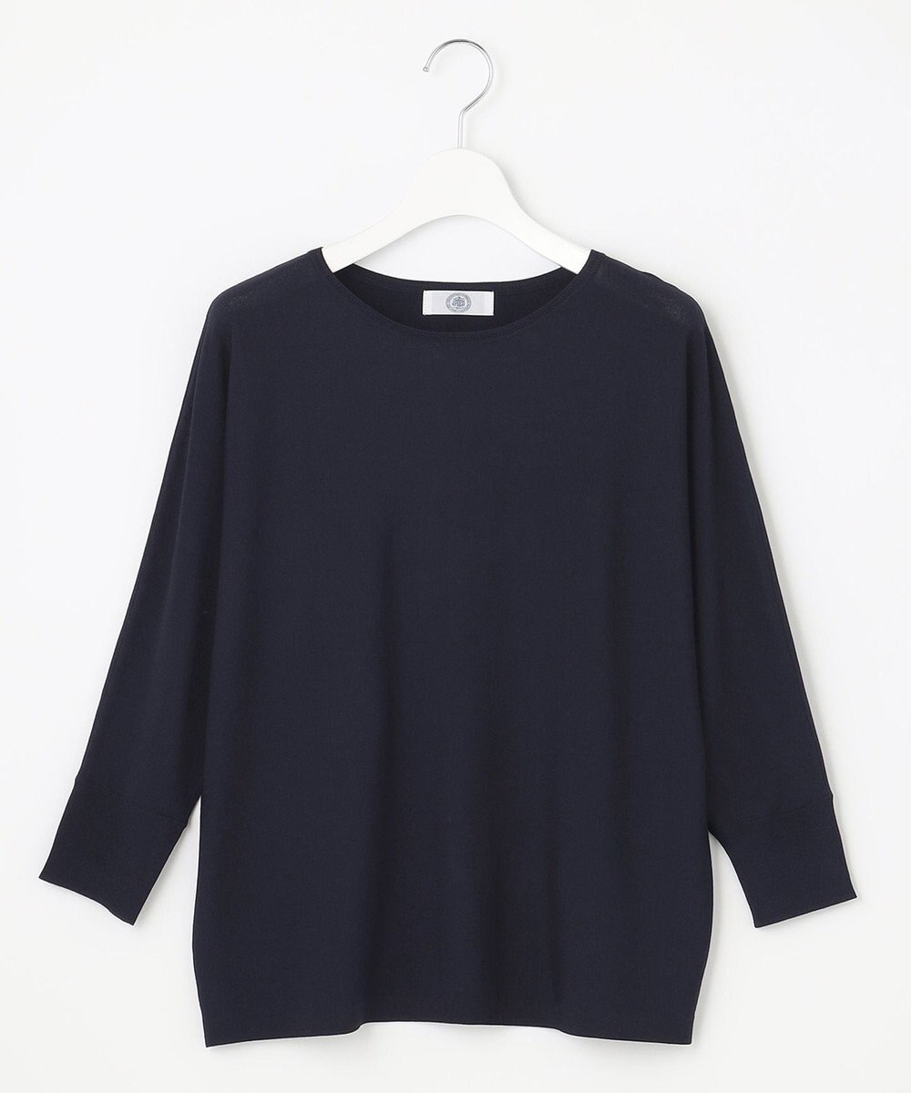 J.PRESS LADIES 【洗える】 レーヨンエリートストレッチ ドルマンスリーブ ニット 