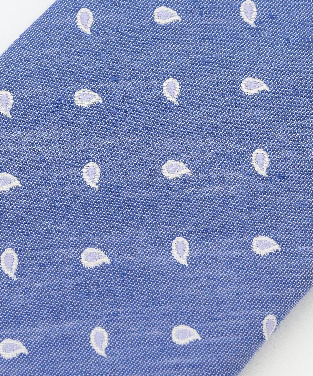 J.PRESS MEN 【SILK LINEN COLLECTION】ペイズリー柄 ネクタイ 