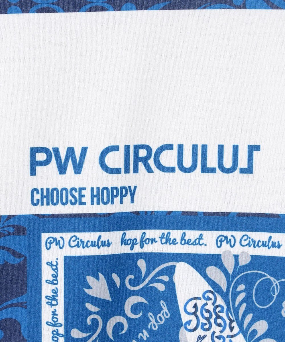 PW CIRCULUS 【吸水速乾 / UVカット / ストレッチ】【MEN】ラガーシャツ ゴルフ 