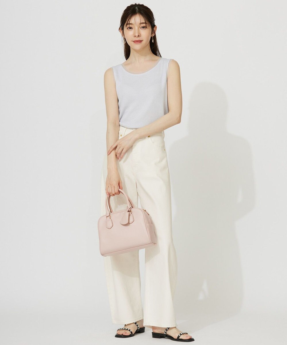 ANY SIS S 【洗える】チュールコンビラメ タンクトップ 