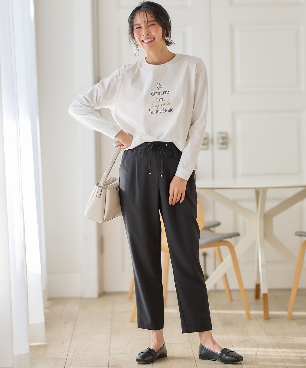 ANY L ロゴロングTシャツ 