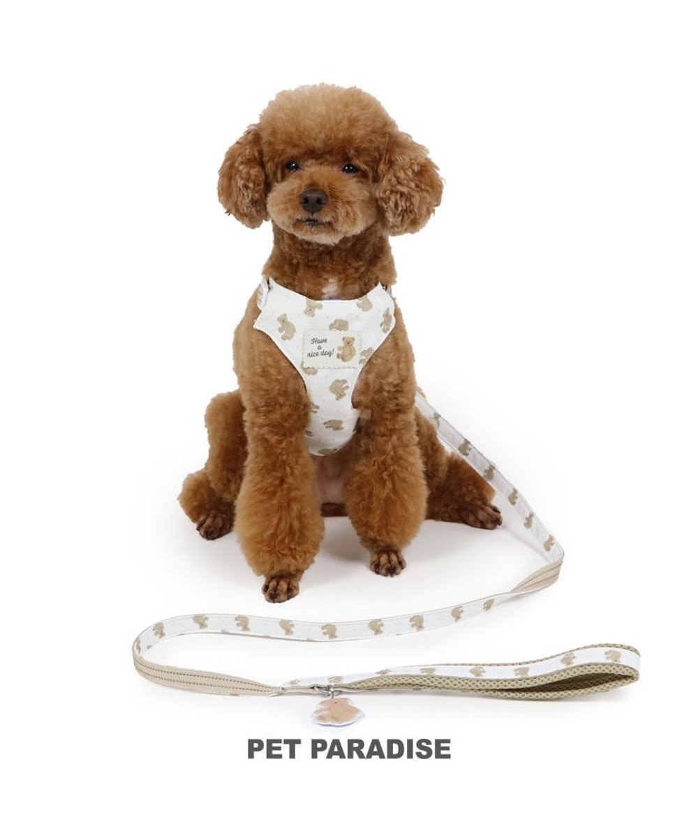 PET PARADISE ペットパラダイス くまちゃん スリム ハーネス＆リード 小型犬 SS くまちゃん柄