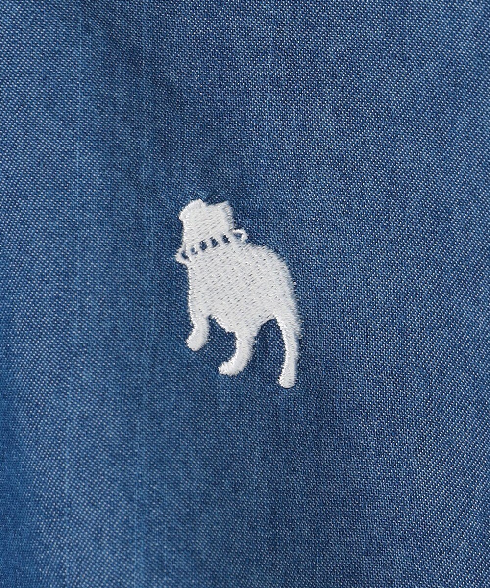 J.PRESS KIDS 【100-130cm】バックブル ダンガリー 半袖シャツ 