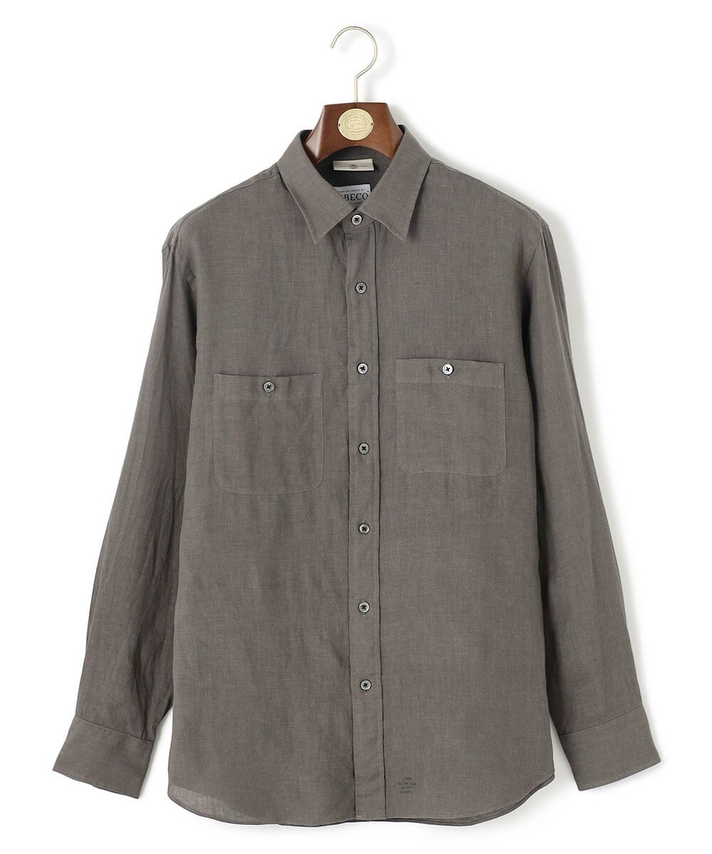 J.PRESS MEN 【洗える】リネントロピカル シャツ / レギュラー 