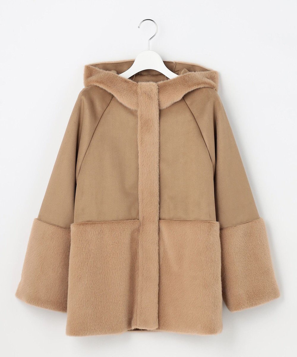 ANY SIS Luxuryフェイクムートン コート 