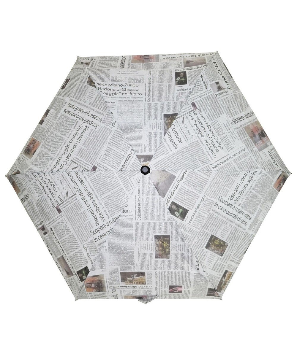 +RING レディース向け プラスリング 晴雨兼用折傘 PAPER-WHT T1196 sunshield 