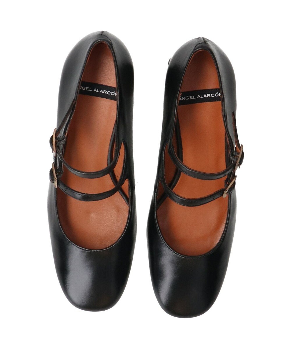 INTER-CHAUSSURES 【ANGEL ALARCON】ダブルストラップパンプス 
