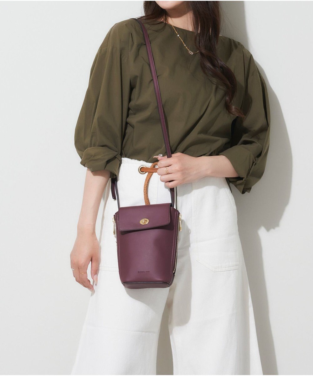 LA BAGAGERIE 【maison vert】【多収納】スマホショルダー 