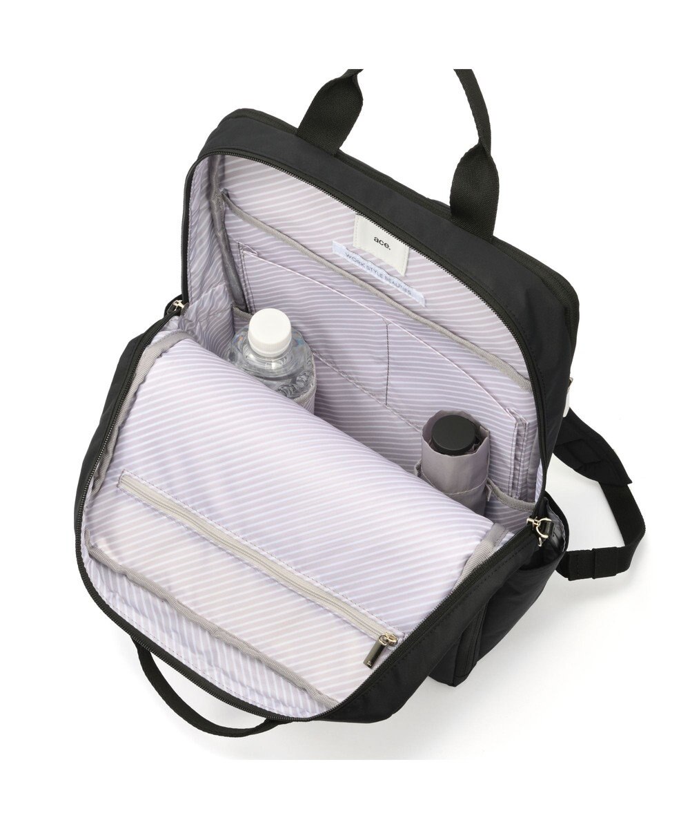 ACE BAGS & LUGGAGE 【洗える背面パッド付】 ace. フィッテムライト リュックサック A4/14インチ収納 20392 エース 