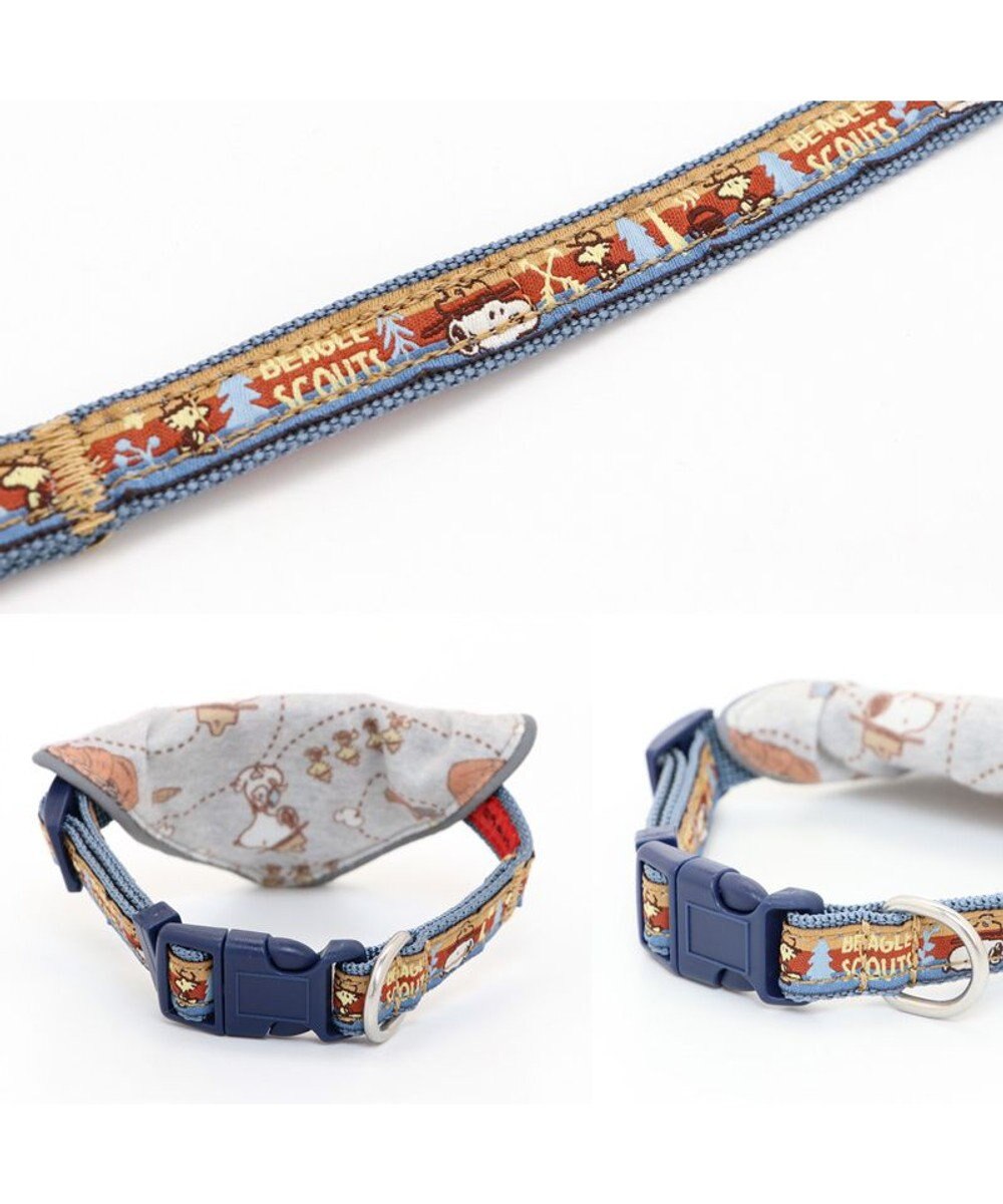 PET PARADISE スヌーピー 首輪 ビーグルスカウト柄 反射付き【３Ｓ】 小型犬 