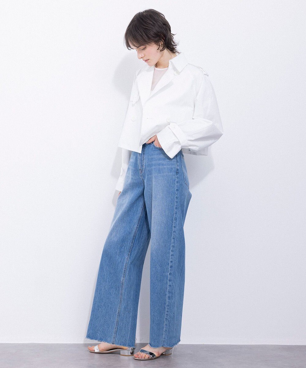 NAVE 【Nave　洗える】デニム ワイドパンツ 