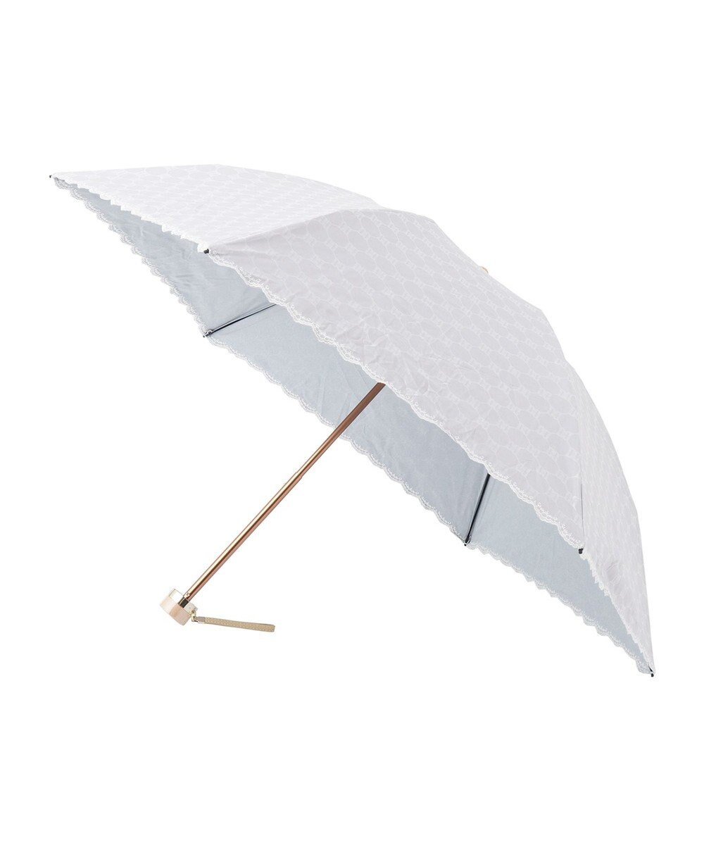 MOONBAT DAKS(ダックス) 晴雨兼用日傘 折りたたみ傘 DDロゴジャカード×刺繍 