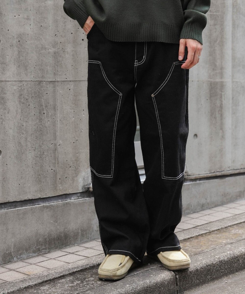 WEGO ワーカーズダブルニーパンツ 