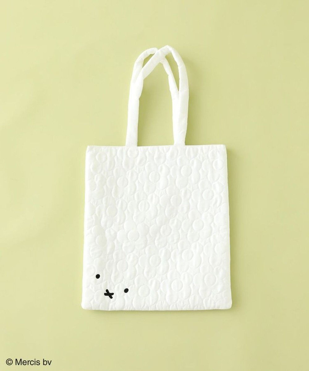 Green Parks Ｍｉｆｆｙ／フラワーキルティングト－トＢａｇ White