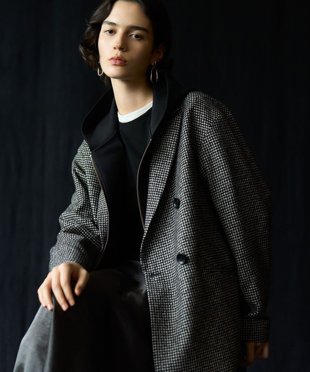 23区 S 【洗える】コットンエアーダンボール コクーン フーディー 