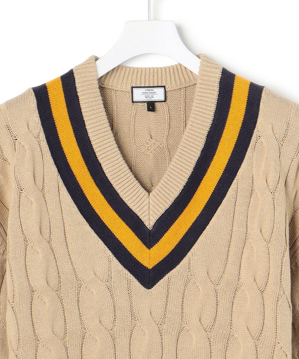 J.PRESS YORK STREET 【UNISEX】チルデンVネック ニット 