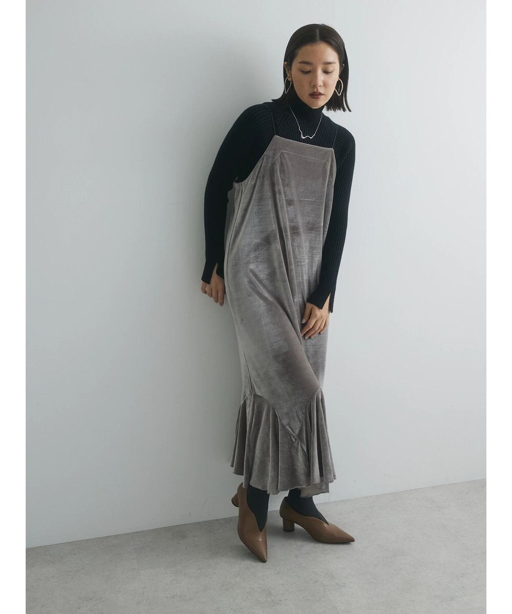 Green Parks armonia．ベロアキャミワンピース 