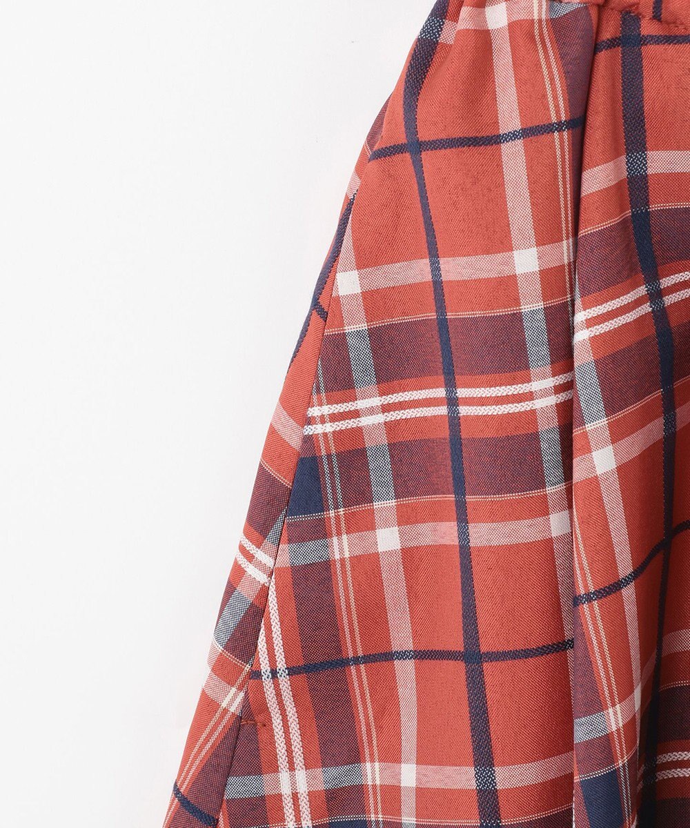 ANY 【ウエストゴム】イージーケアチェック スカート 