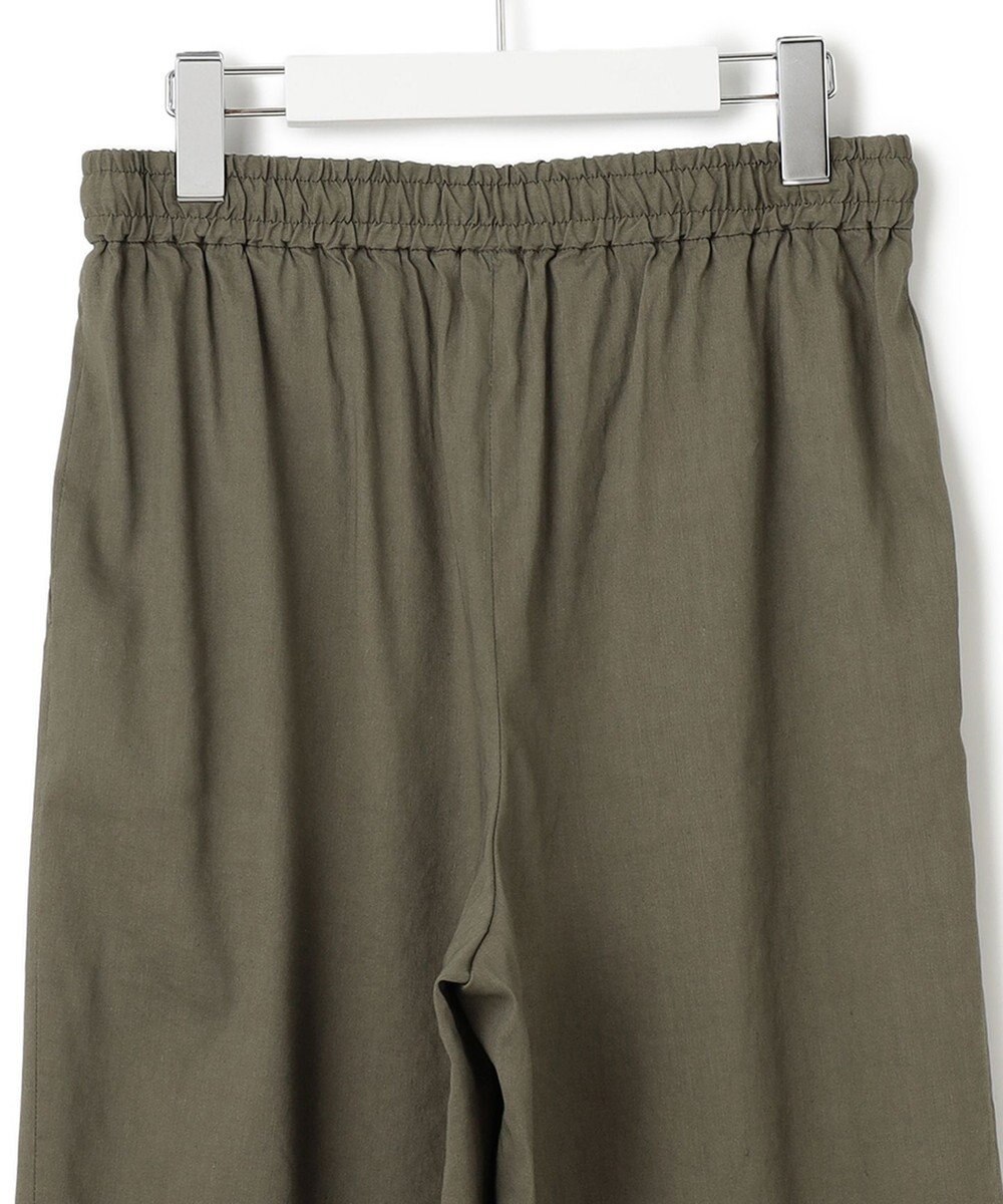 23区 L 【STORY7月号掲載/洗える】リネンヴィスコースストレッチ ドロスト パンツ 