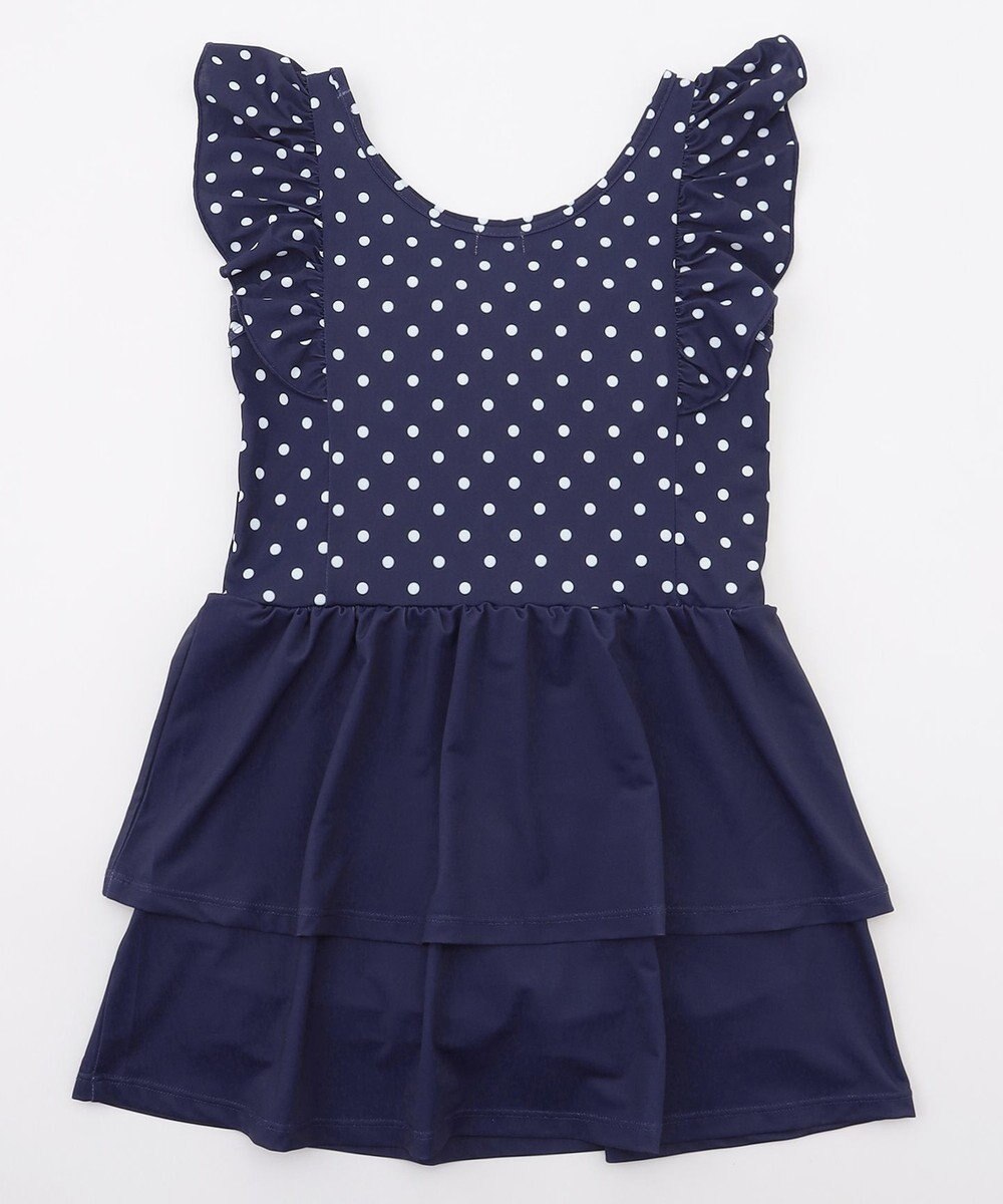 組曲 KIDS 【SS-Lサイズ】 フリルスカートスイムウェア(ワンピース) 