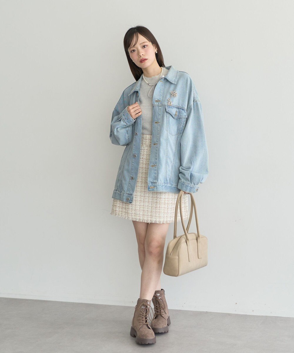 earth music&ecology ビッグデニムジャケット 