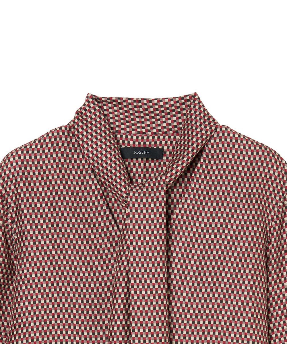 JOSEPH 【洗える】オーバーレイプリント　ブラウス 