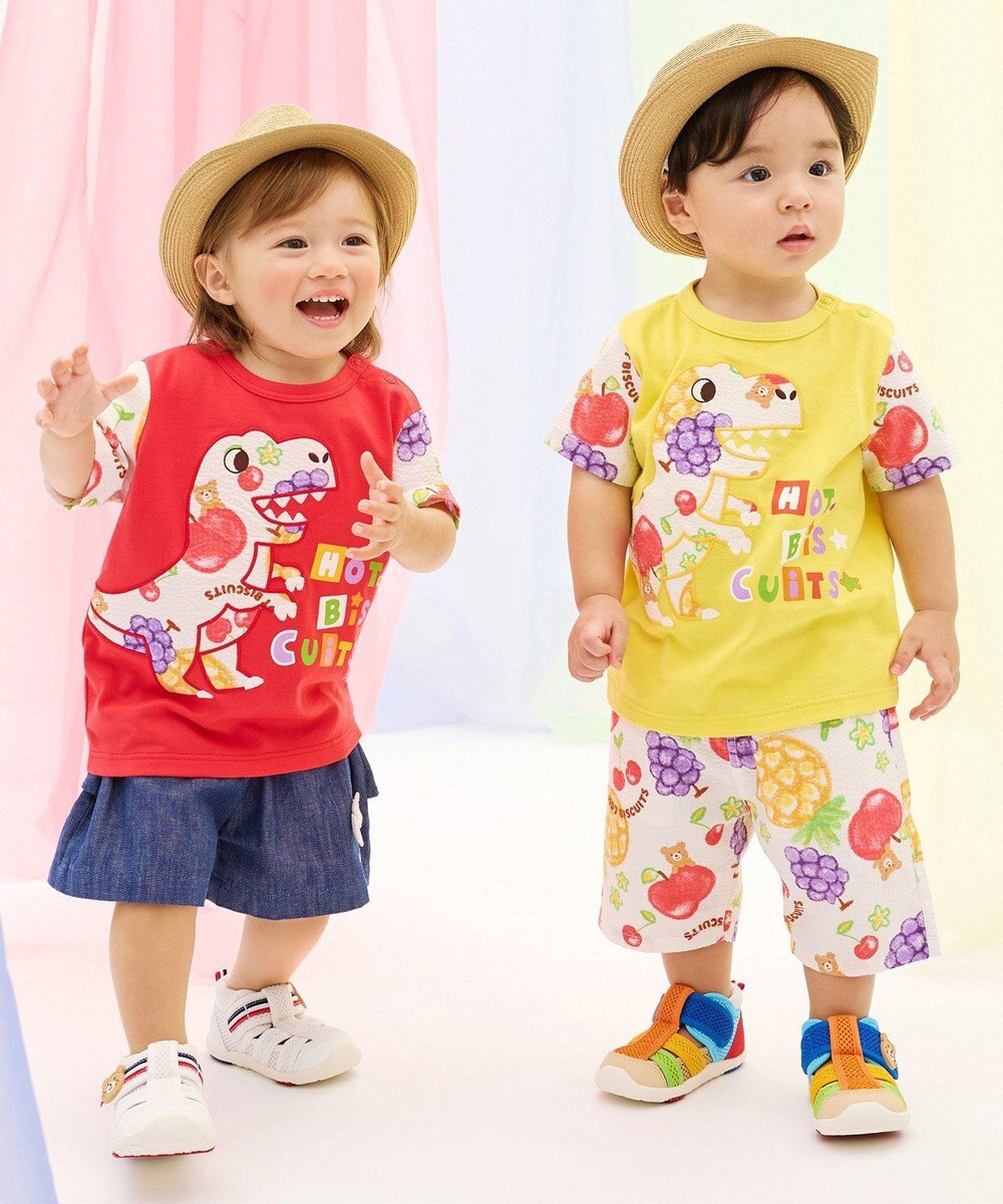 MIKI HOUSE HOT BISCUITS 【ビーンズ×フルーツシリーズ】【80-120cm】6分丈ハーフパンツ 