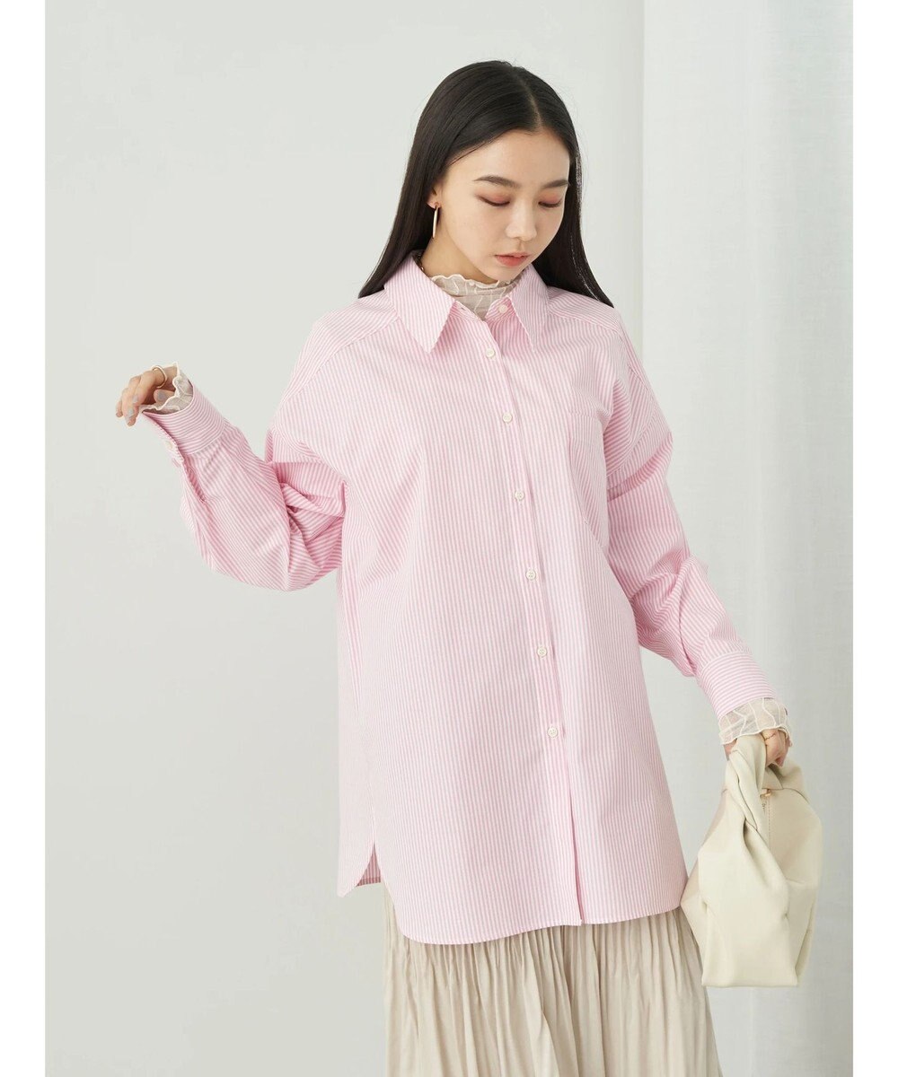 earth music&ecology ボーイズライクシャツ 