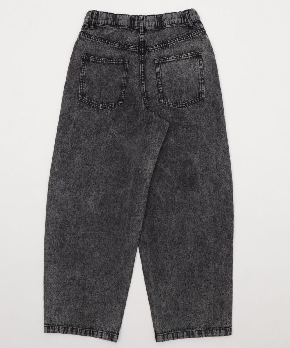 WEGO 【KIDS/150cm/160cm/ウエストゴム】イージー3Dバレルレッグデニムパンツ（JUNIOR） 