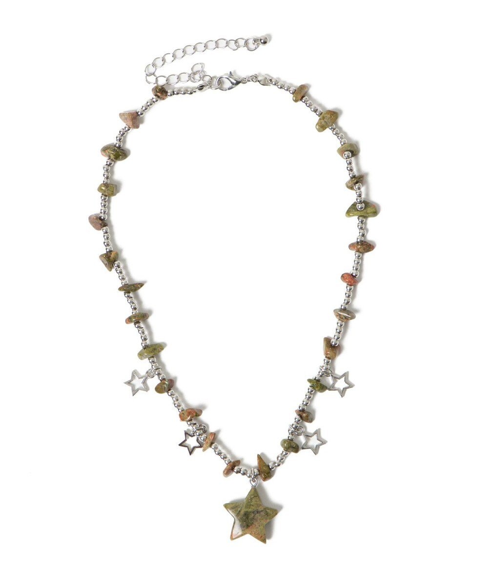 WEGO Lスターストーンデザインネックレス 