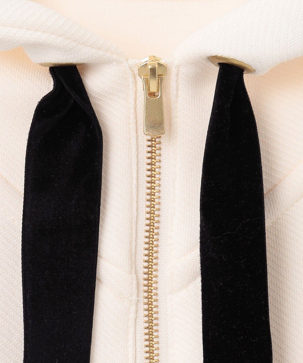 GRACE CONTINENTAL ハーフジップフードトップ 