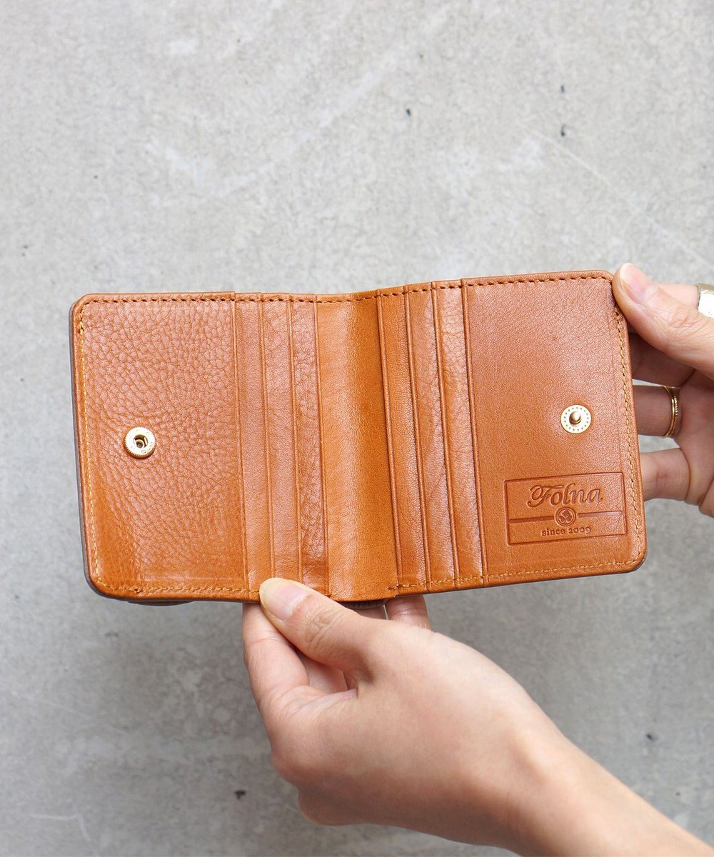 FOLNA RD ヌメオイルシュリンク二つ折り財布 
