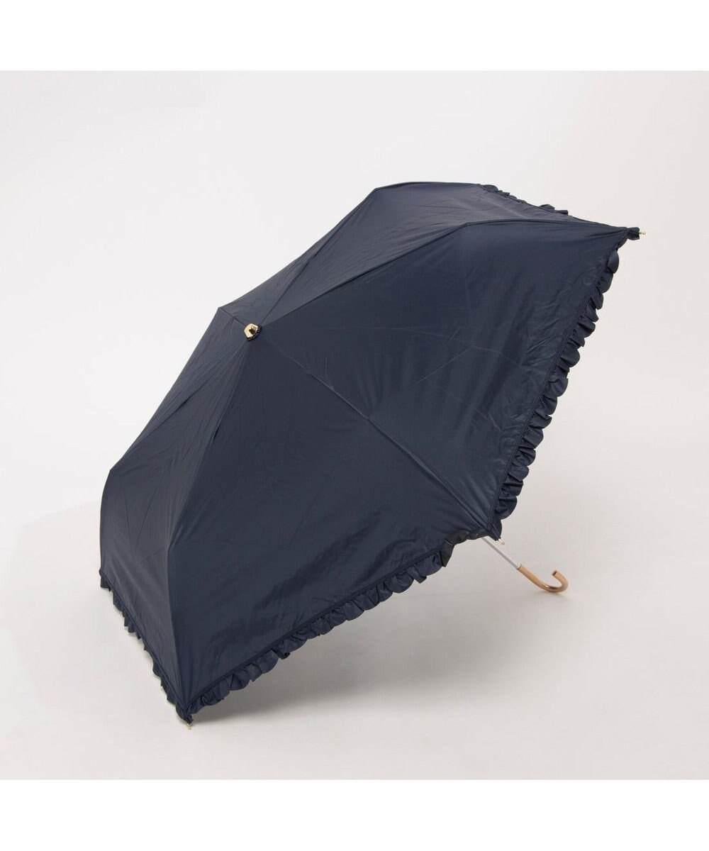 UNBILLION カシュネ cachenez / PUヒートカットフリル3段折りたたみ傘 