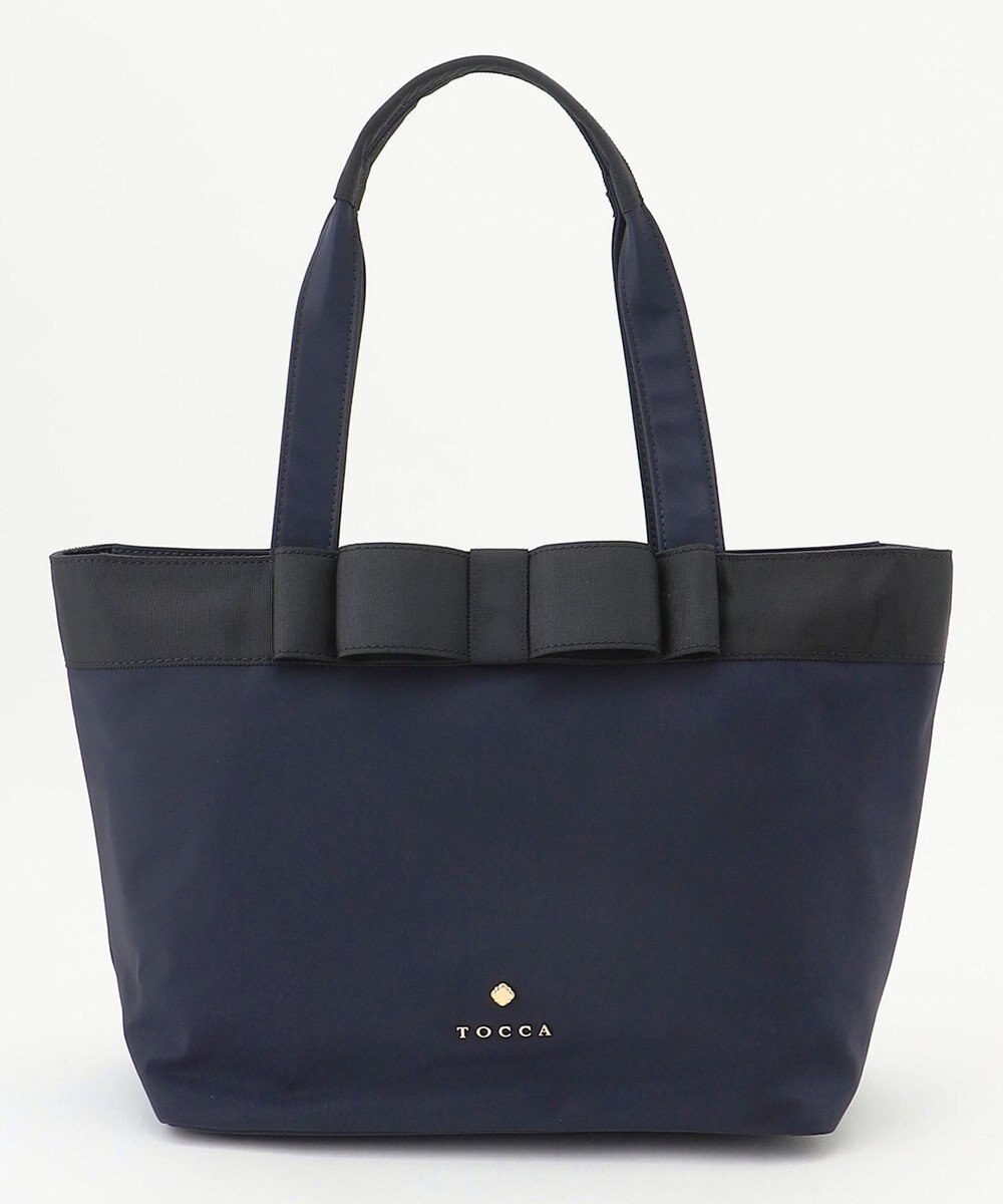 TOCCA 【撥水・A4サイズ対応】RIBBON BRICK A4TOTE トートバッグ 
