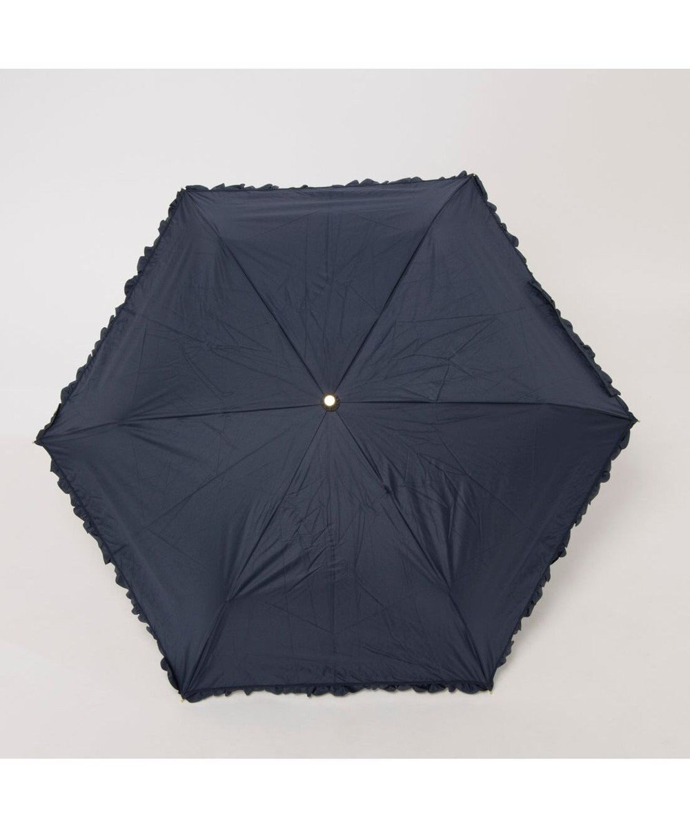 UNBILLION カシュネ cachenez / PUヒートカットフリル3段折りたたみ傘 