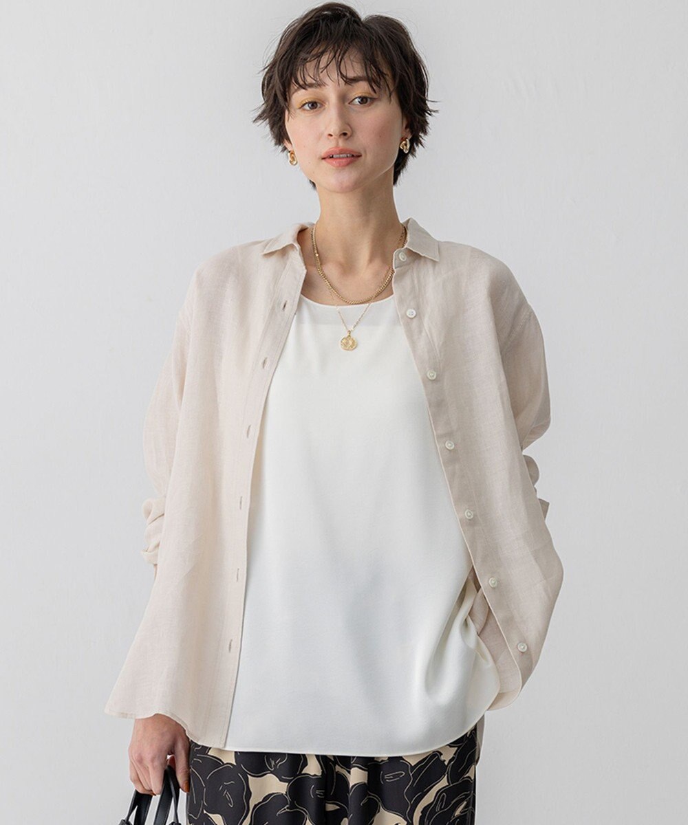 23区 LIBECO ベーシック シャツ 