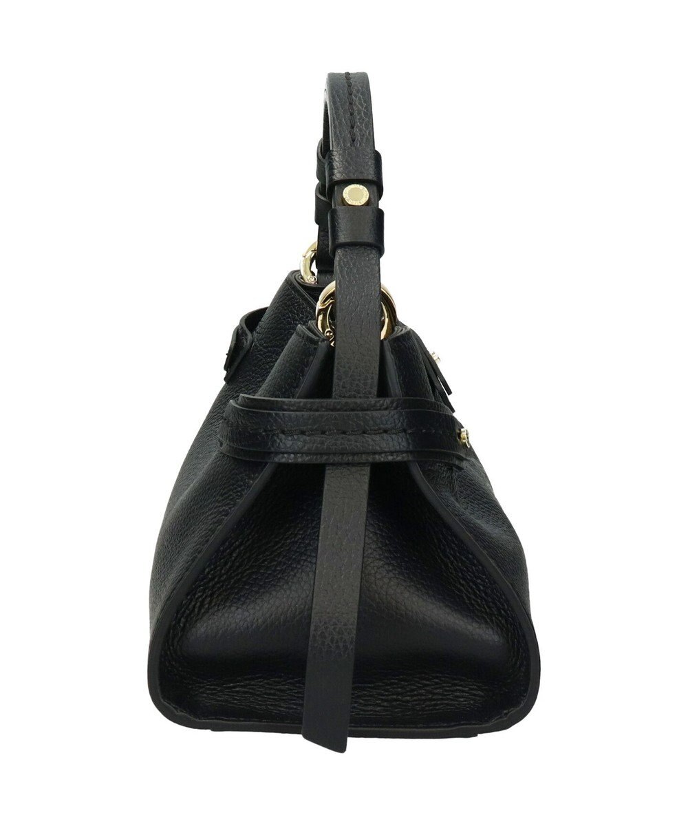 INTER-CHAUSSURES 【LORISTELLA】シュリンクレザーハンドバッグ 