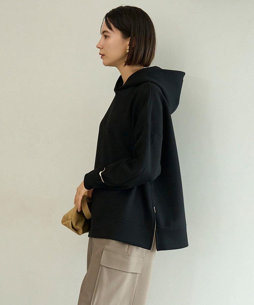 UNFILO BEAUTY FORM JERSEY サイドZIP フーディ 