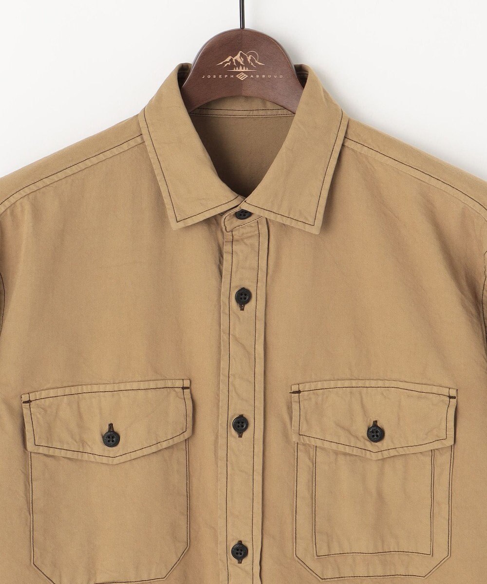 JOSEPH ABBOUD MOUNTAIN 【テーム・ヤルヴィコラボ・サスティナブル】コットンテンセルツイル シャツ 