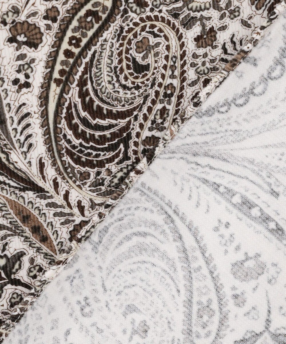 JOSEPH ABBOUD 【LIBERTY・綿100％】リバティペイズリープリントコーデュロイ シャツ 