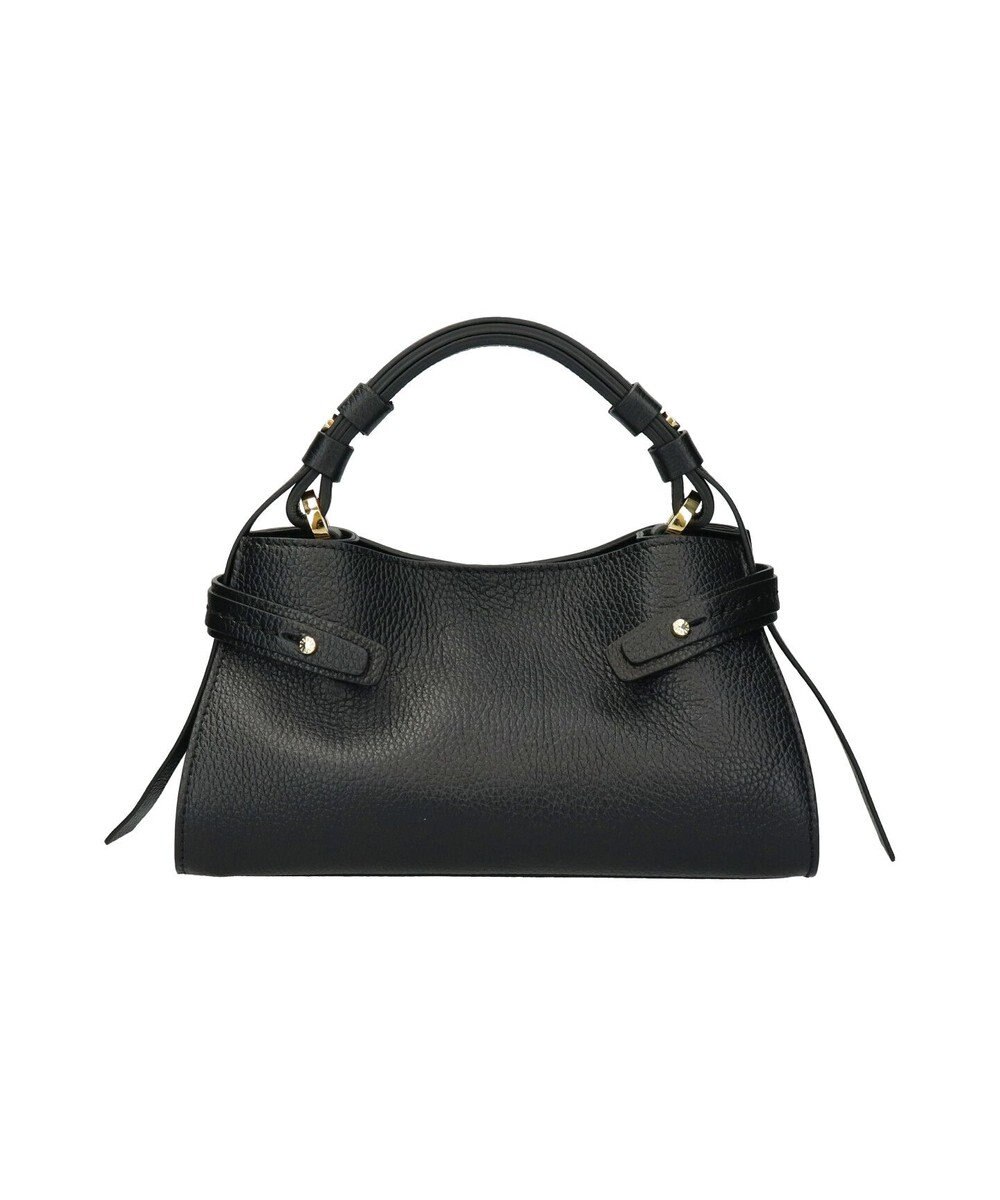 INTER-CHAUSSURES 【LORISTELLA】シュリンクレザーハンドバッグ 