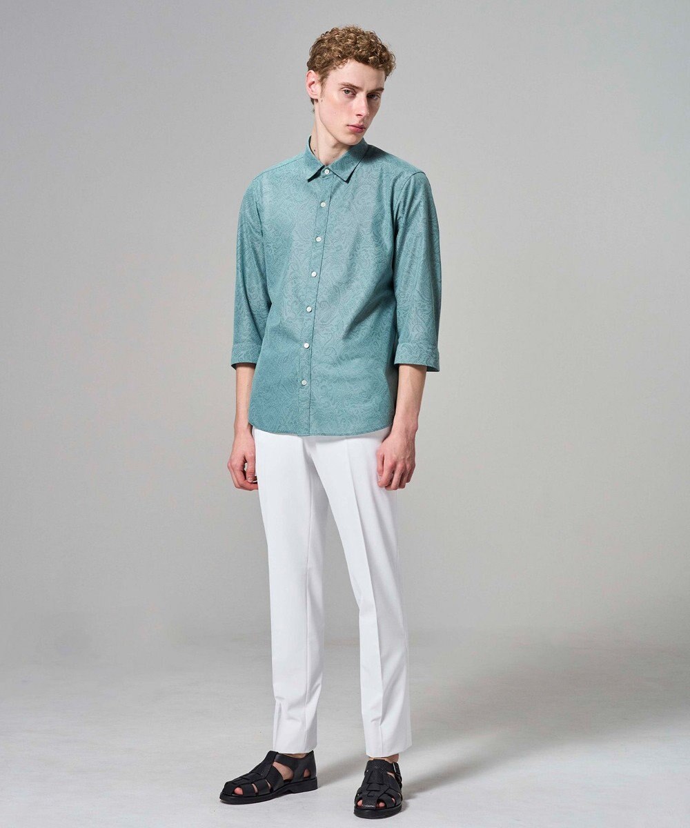 JOSEPH HOMME 【新柄】ヨシタレース　7分袖レギュラーカラーシャツ 