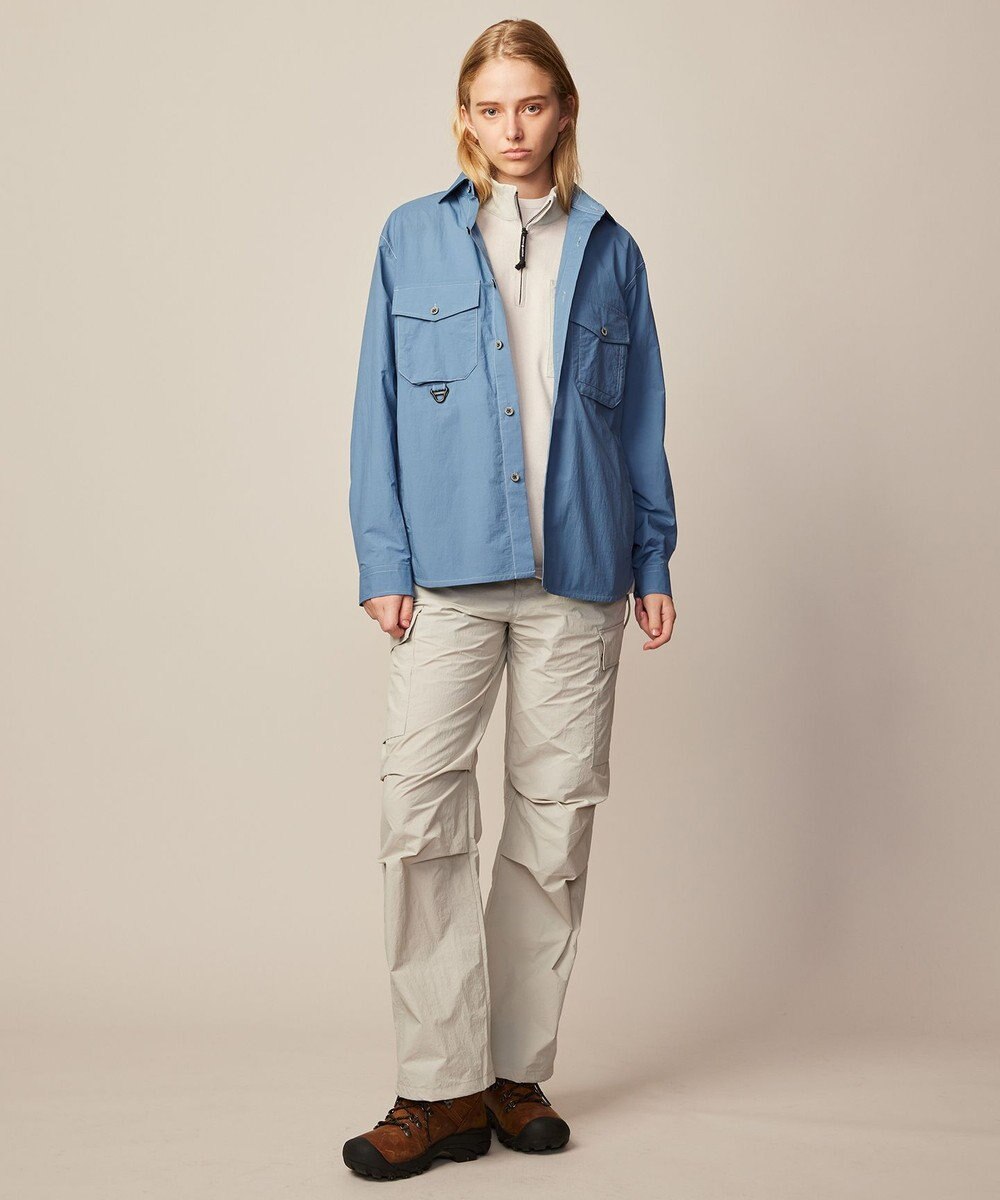 JOSEPH ABBOUD MOUNTAIN 【軽量/ECO撥水/ストレッチ/男女兼用】ライトワッシャー アウトドアシャツ 