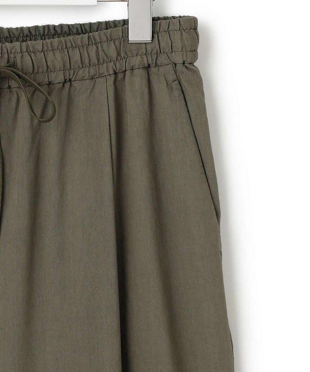 23区 L 【STORY7月号掲載/洗える】リネンヴィスコースストレッチ ドロスト パンツ 