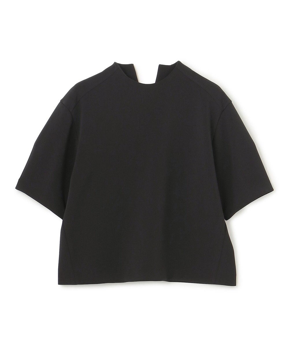 BEIGE， 【洗える】ALTHEA / ダンボールジャージーバックスリットブラウス 