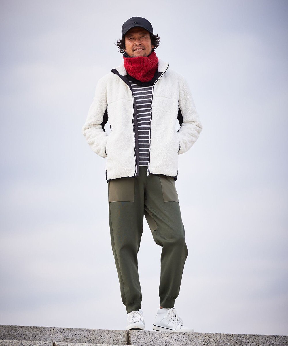 23区GOLF 今シーズンはボーダー柄も仲間入り！【MEN】【吸湿発熱】グランサーモボーダー カットソー 