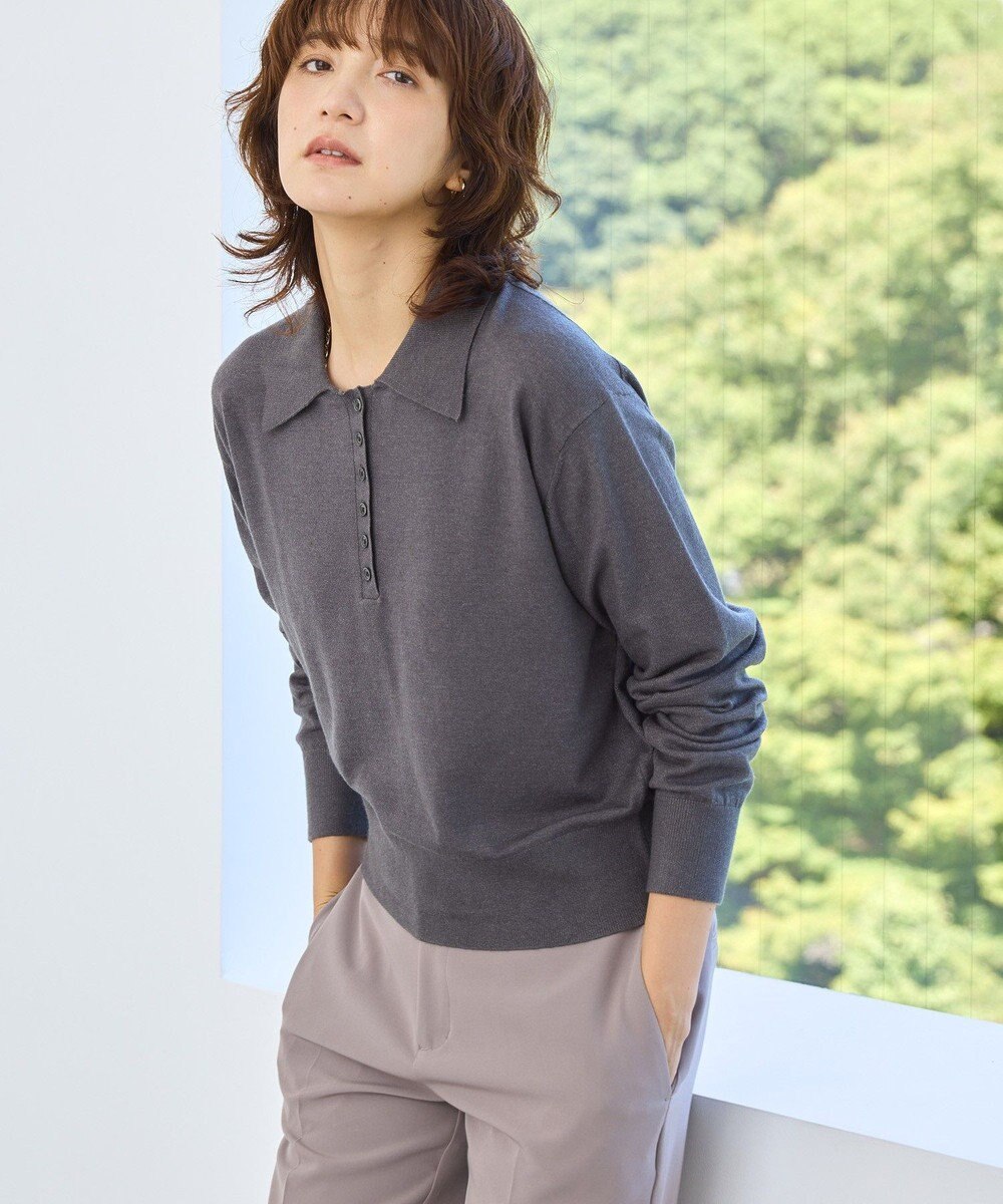 AMERICAN HOLIC バイパチルーズポロシャツプルオーバー 