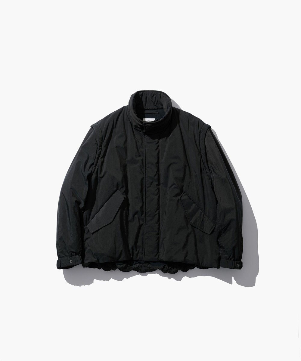 ATON FIBRIL NYLON SATIN | デタッチャブルジャケット 